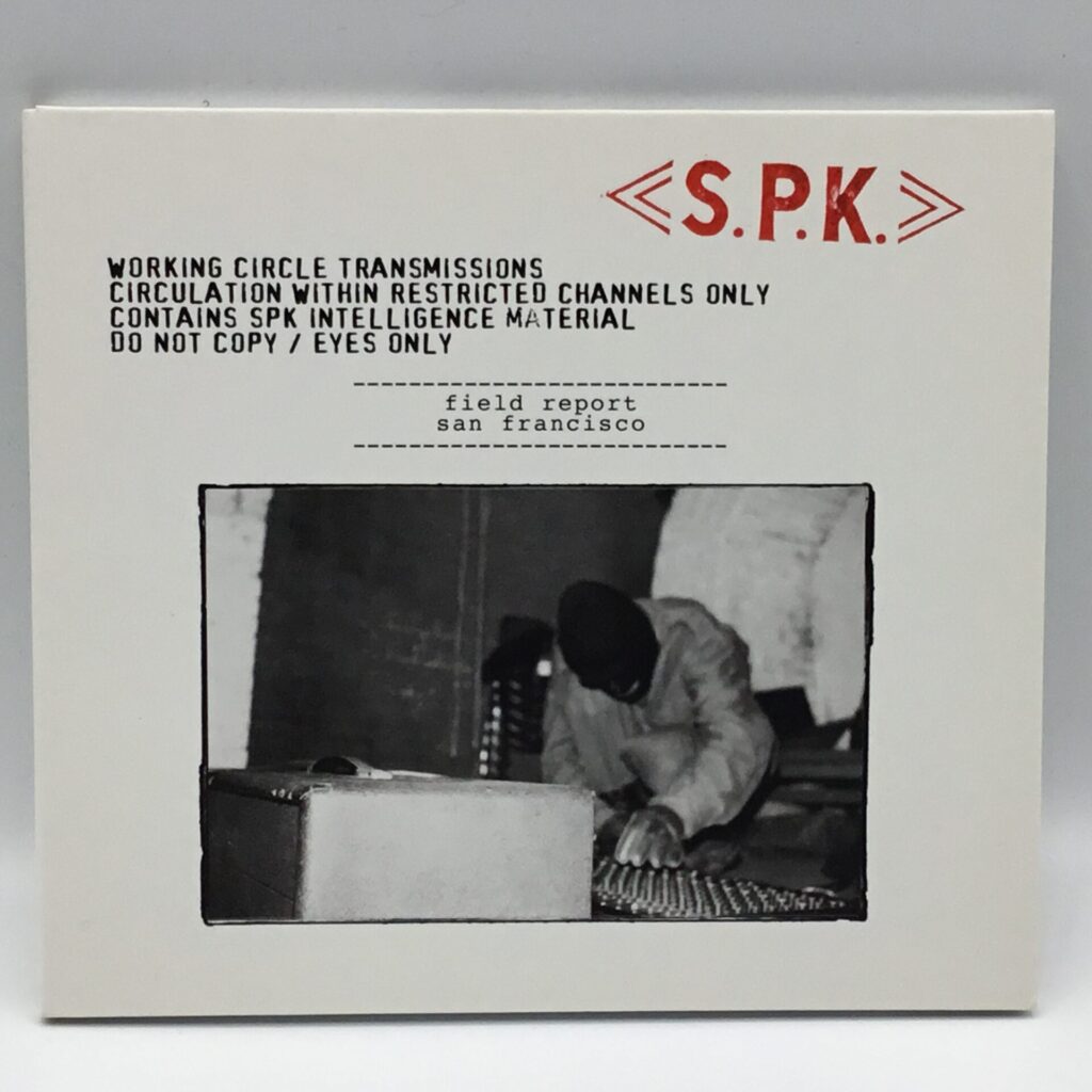 【CD】S.P.K. / Field Report San Francisco (opspk 1)