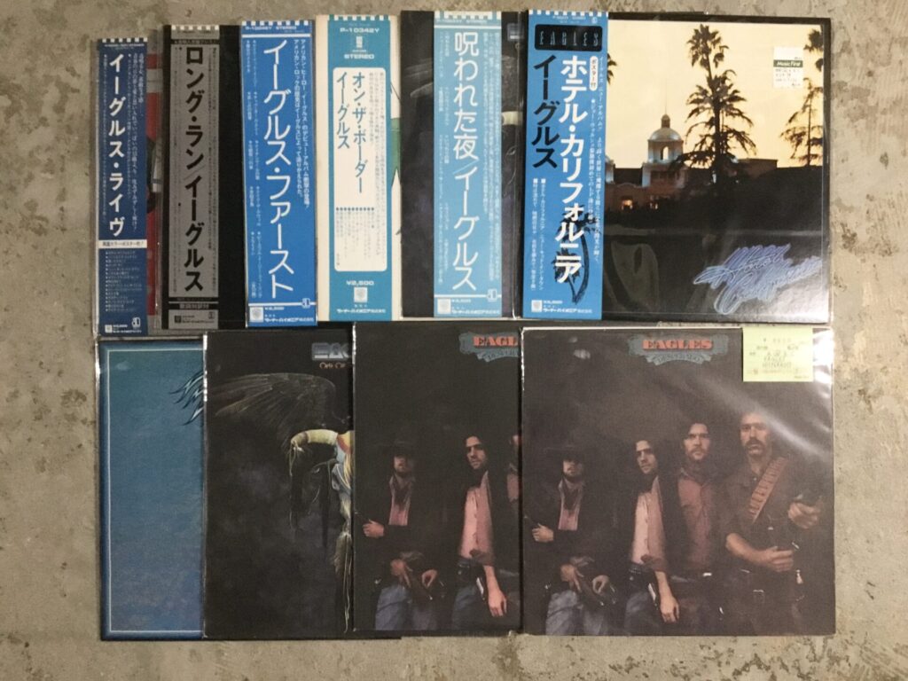 イーグルスのLPがひとつかみ入荷しました。