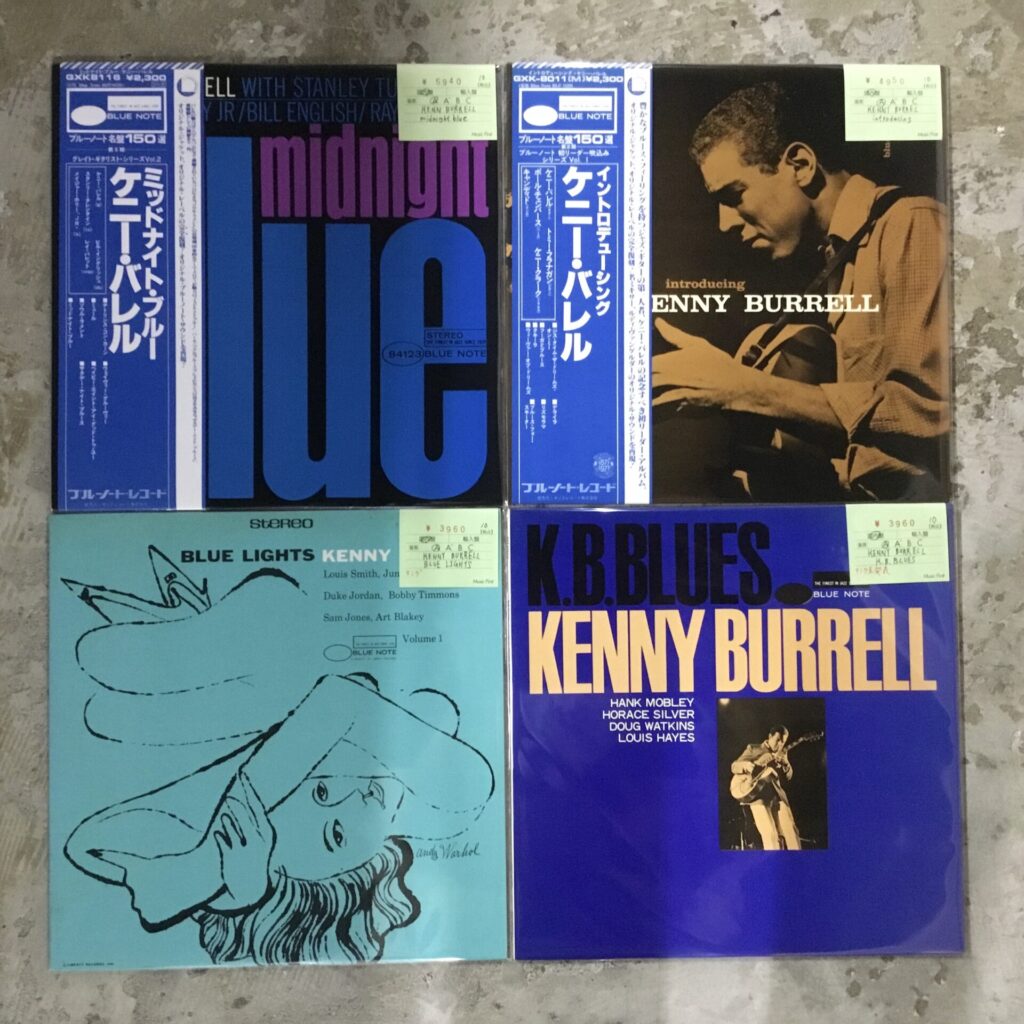 ケニー・バレルのブルーノート国内盤LPが入荷しました。