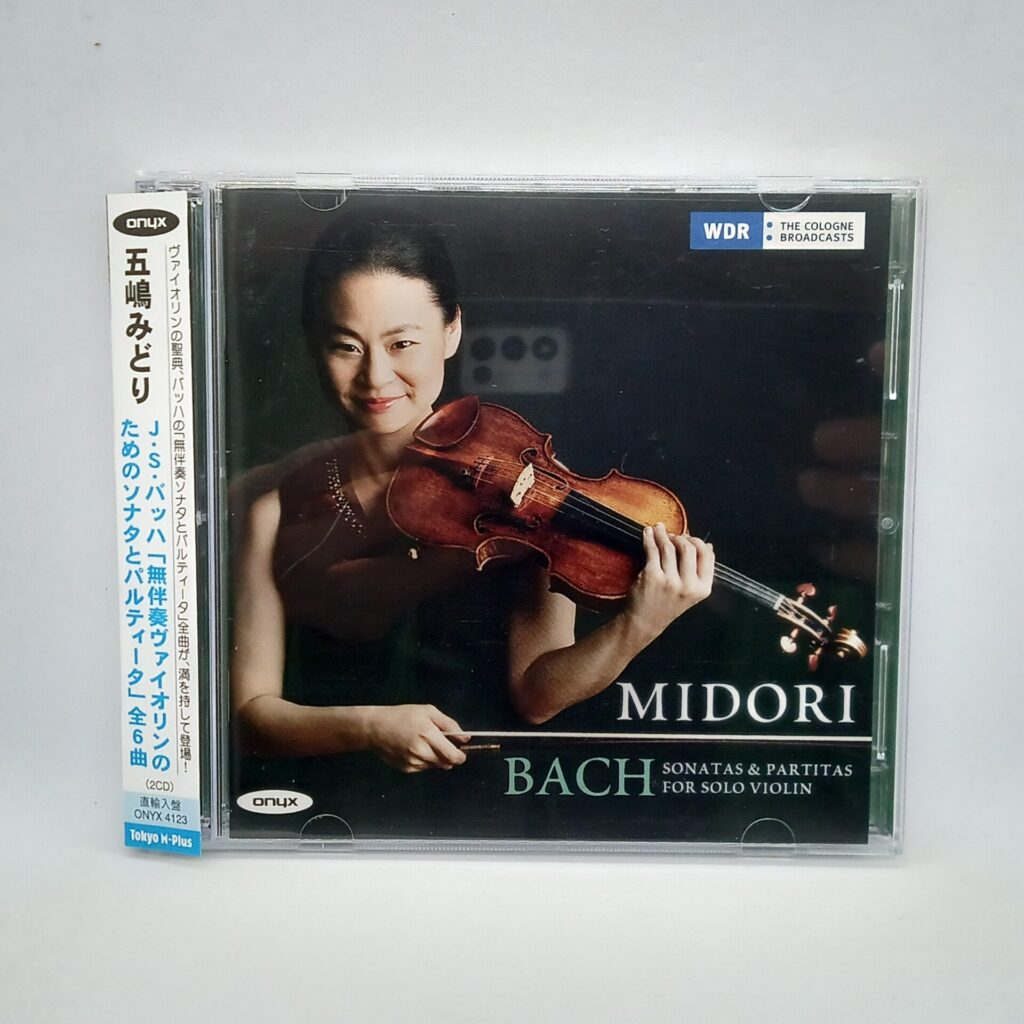 【CD】五嶋みどり/バッハ:無伴奏ヴァイオリンのためのソナタとパルティータ (ONYX 4123) 帯付き(折れあり)