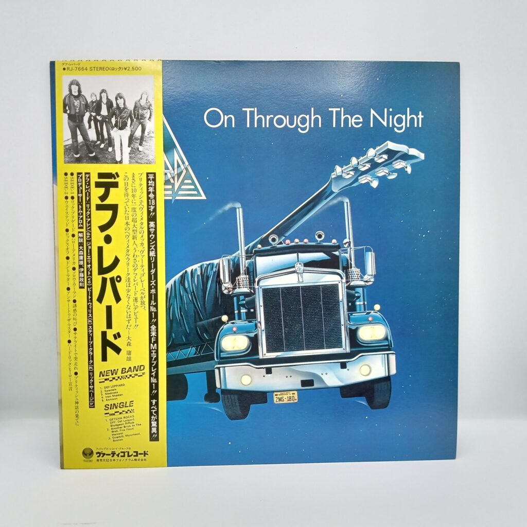 【LP】デフ・レパード/On Through The Night (RJ-7664) 帯付き