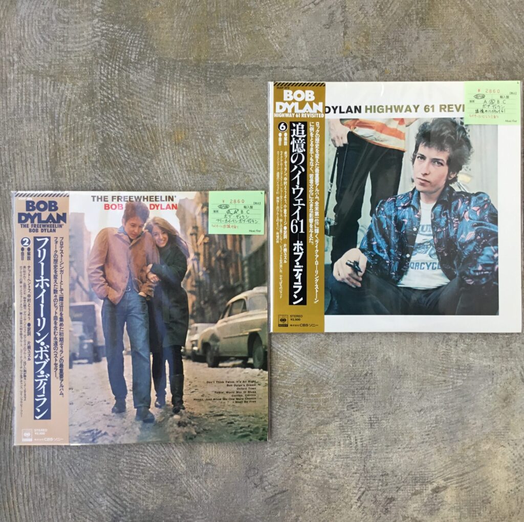 ボブ･ディランの国内盤LPが帯付きで入荷しました。