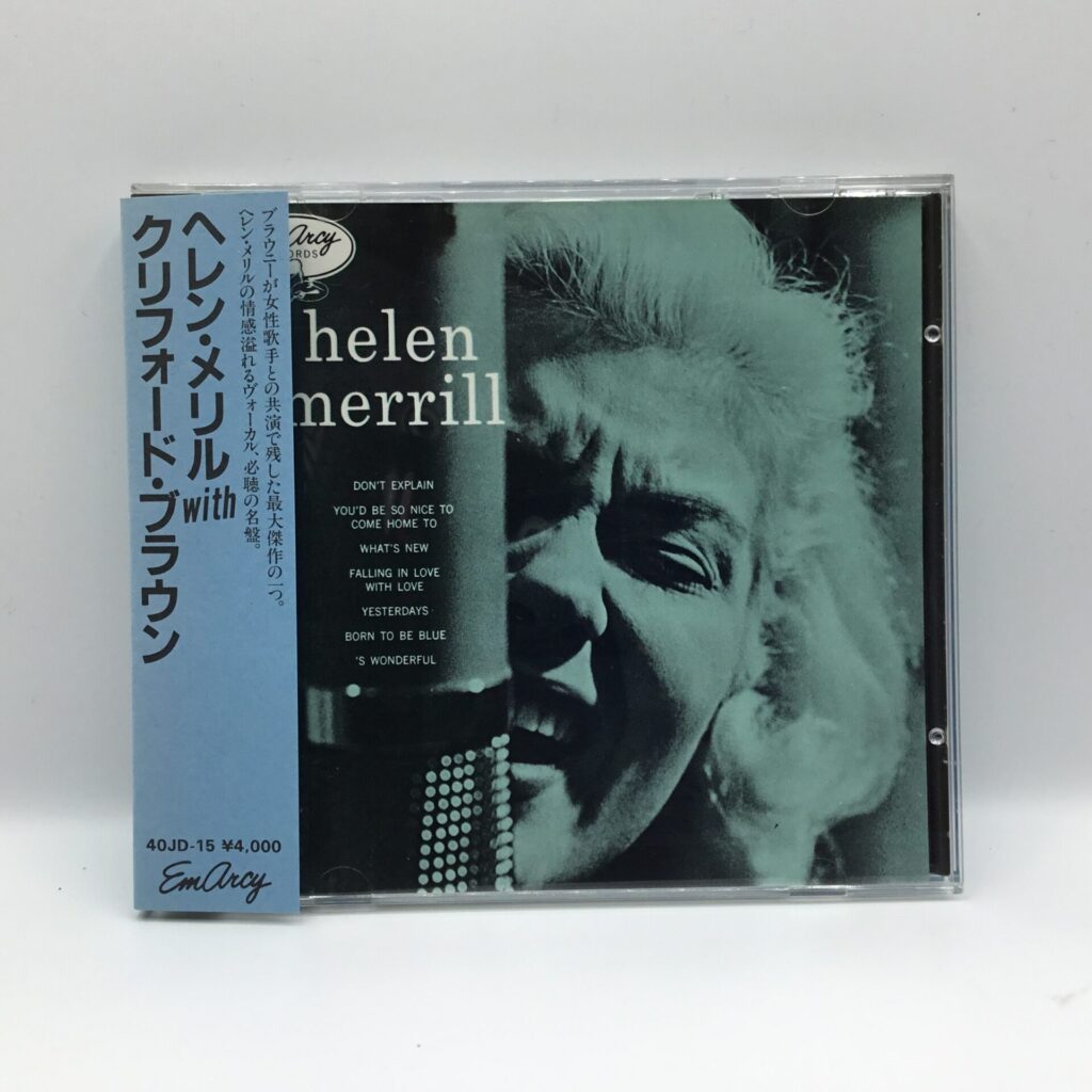 【CD】ヘレン・メリル with クリフォード・ブラウン (40JD-15) 西独盤/デカ帯付