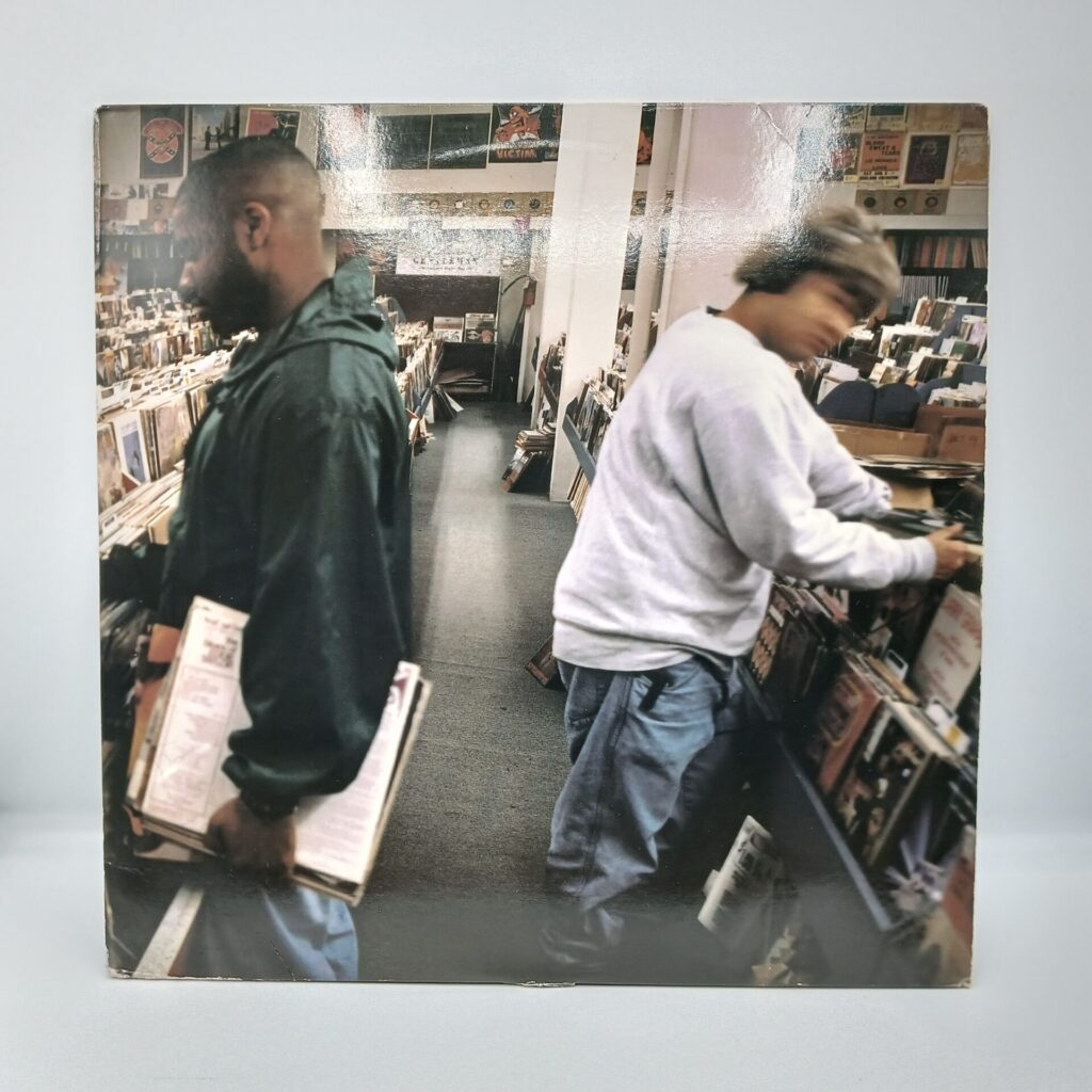 【LP】DJ SHADOW/ENDTRODUCING… (697-124-123-1) US盤/グリーン&オリーブラベル