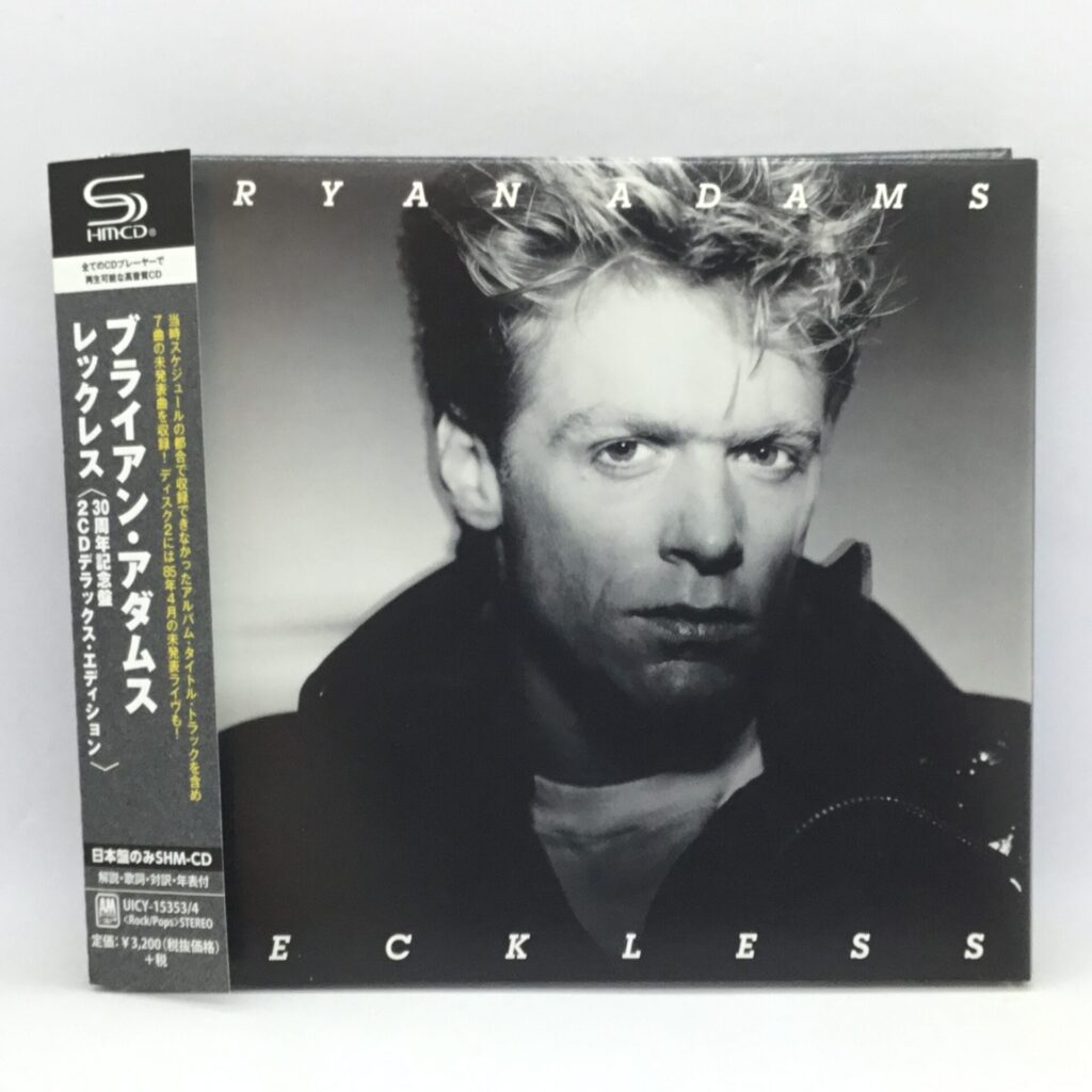 【CD】ブライアン・アダムス/レックレス〈30周年記念盤 2CDデラックス・エディション〉(UICY 15353/4) SHM-CD/帯付