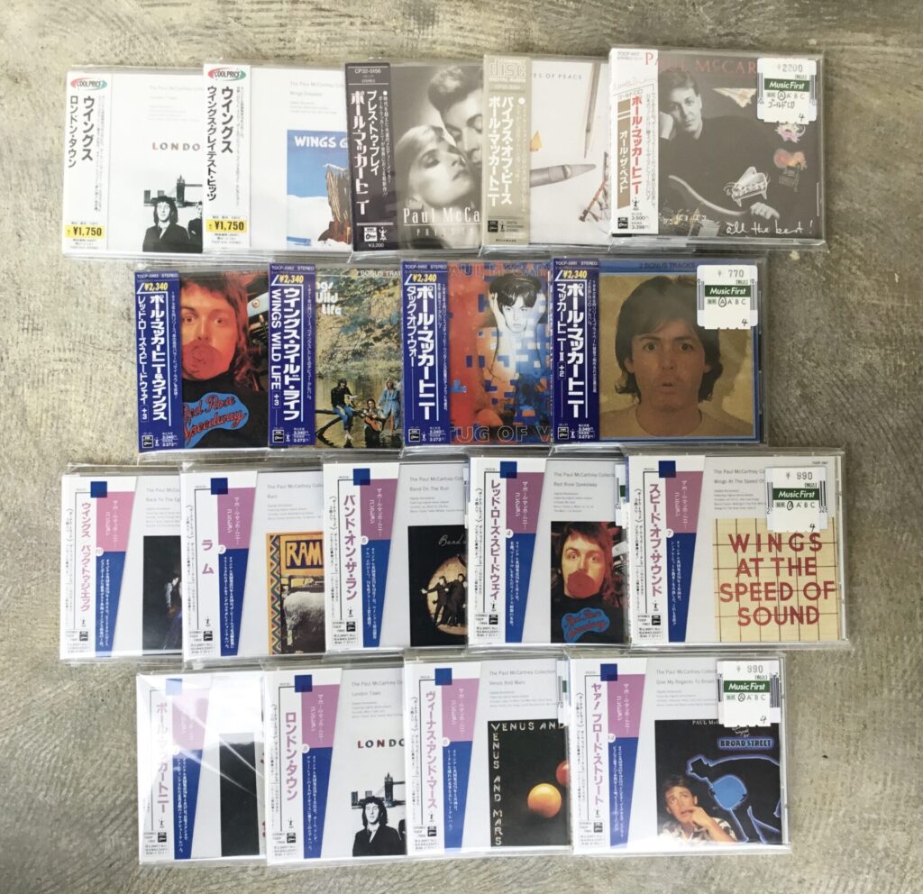【新入荷情報】 ポール・マッカトニーの帯付きCDが20枚程入荷しました。