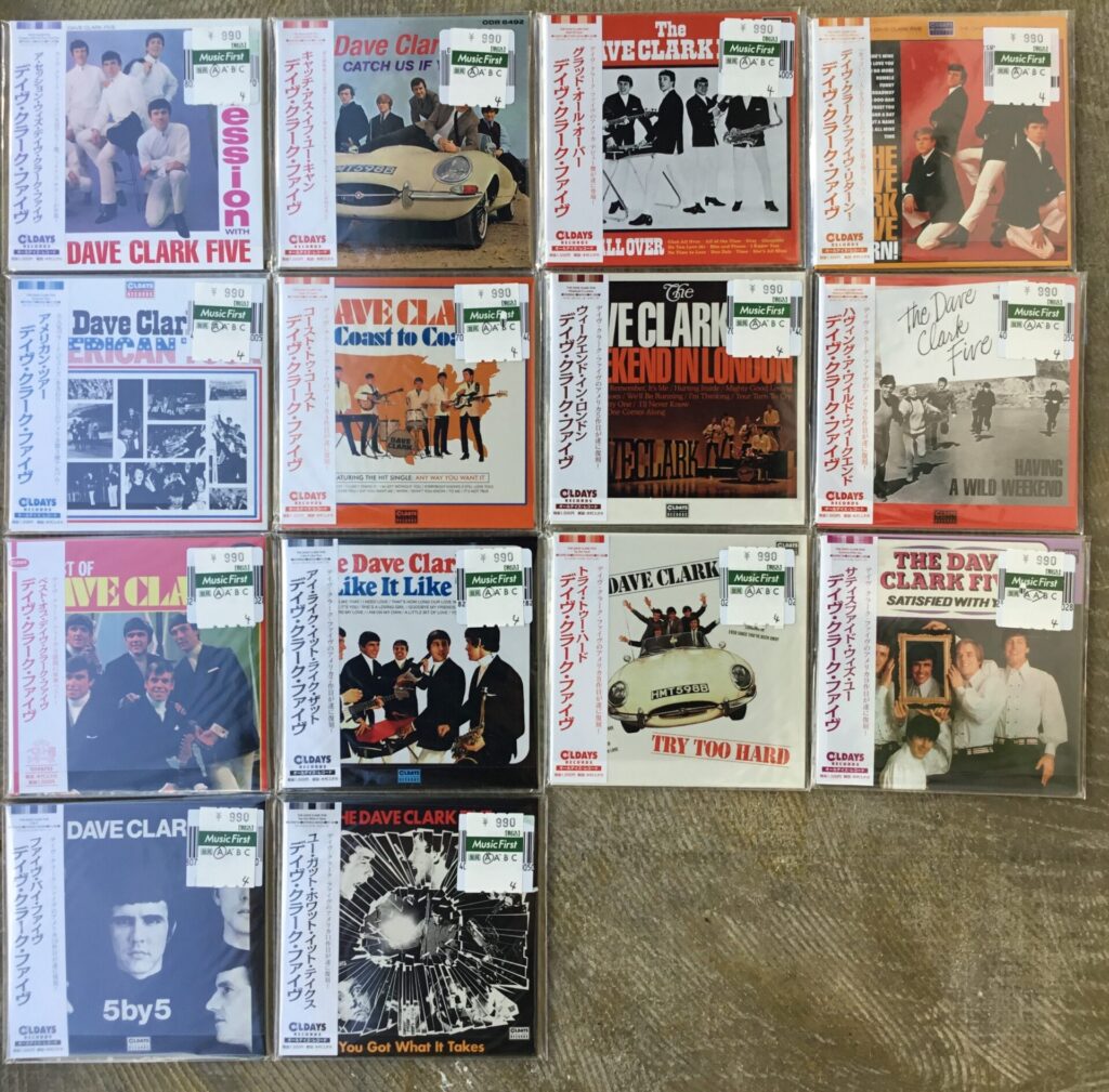 【新入荷情報】デイヴ・クラーク・ファイヴのCDが入荷しました。