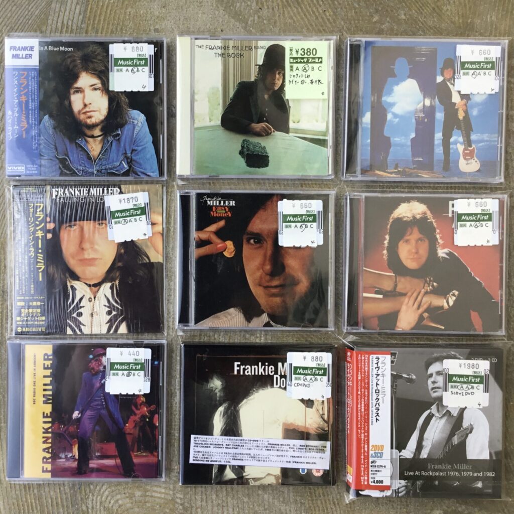 【新入荷情報】フランキー・ミラーのCDが入荷しました。