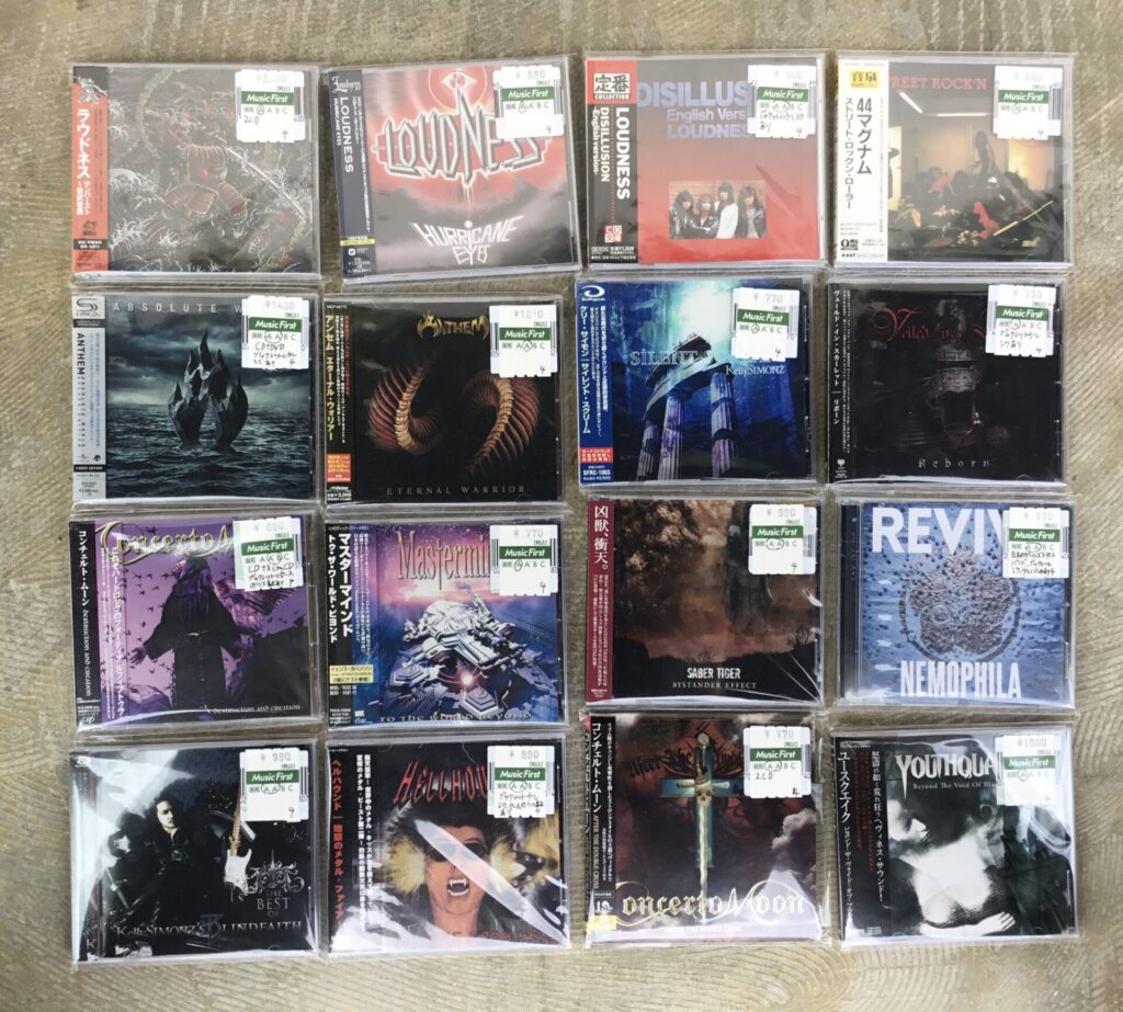 【新入荷情報】 JAPANESE METAL & HARD ROCK のCDがまとまって入荷しました。